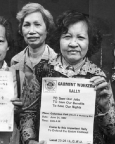 Garment Workers Rally 